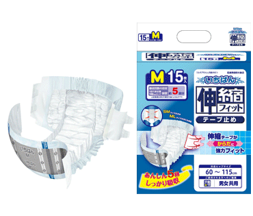 いちばん 伸縮フィットテープ止め ｜ 商品情報 ｜ エルモア