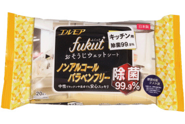 エルモアfukutおそうじシート キッチン用除菌99.9% ｜ 商品情報